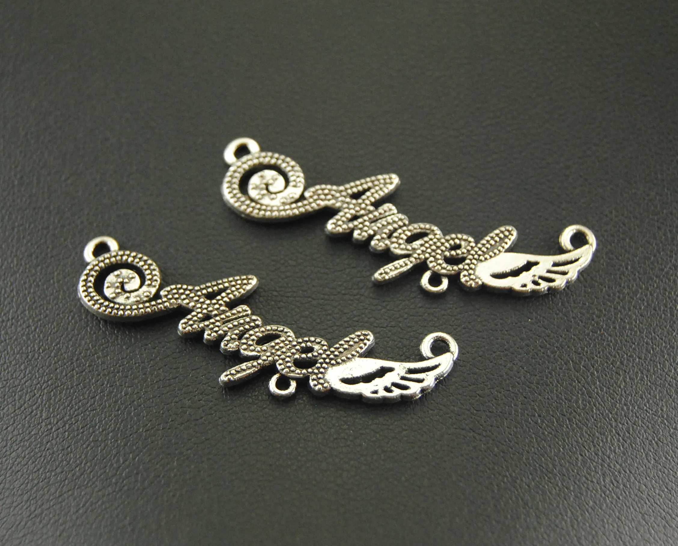 10Pcs Alloy Antique Silver Angel Letter Charms Connector Jewelry Making DIY Handmade Craft DIY 43x13mm A833
10Pcs Alloy Antique Silver Angel Letter Charms Connector Jewelry Making DIY Handmade Craft DIY 43x13mm A833