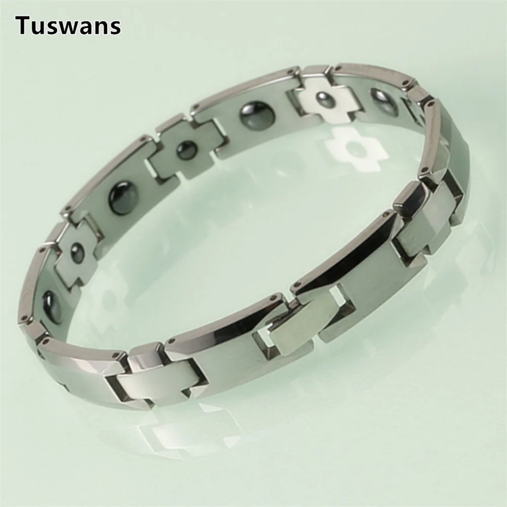 Elegant Lovers Style Cross-shape Tungsten Bracelets & Bangles with Magnetic Magnet Men/Women Christmas Jewelry Gift(TSWB05)
Elegant Lovers Style Cross-shape Tungsten Bracelets & Bangles with Magnetic Magnet Men/Women Christmas Jewelry Gift(TSWB05)