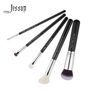 Jessup Beauty Makeup Brushes Set Professional 5pcs Face Contour Eyeshader Shader Lip Pearlescent Matte Black Fiber Hair Kit T303
Jessup Beauty Makeup Brushes Set Professional 5pcs Face Contour Eyeshader Shader Lip Pearlescent Matte Black Fiber Hair Kit T303