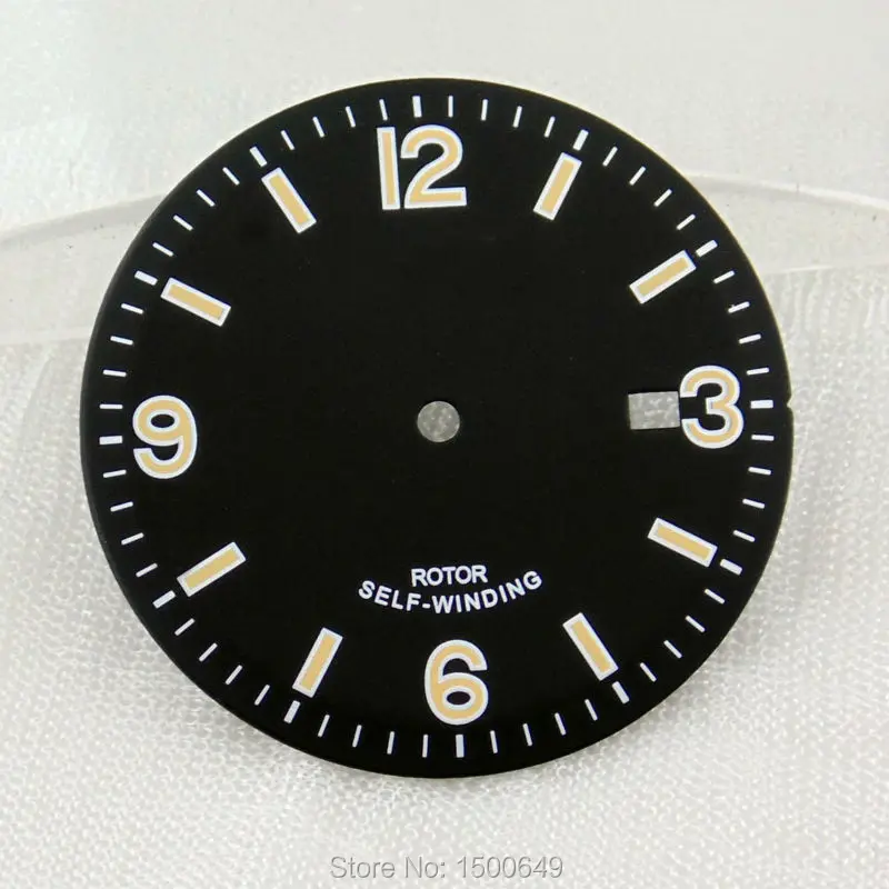Corgeut 33.5mm Black watch Dial with date fit DG2813/3804,Miyota 8205/8215 82series automatic movement men's watches
Corgeut 33.5mm Black watch Dial with date fit DG2813/3804,Miyota 8205/8215 82series automatic movement men's watches