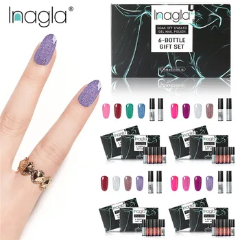 Inagla 6pcs/set Gel Polish Set For Manicure UV Colors Gel Nail Polish Semi Permanent Hybrid Nail Art Gel Varnish Set & Kits
Inagla 6pcs/set Gel Polish Set For Manicure UV Colors Gel Nail Polish Semi Permanent Hybrid Nail Art Gel Varnish Set & Kits