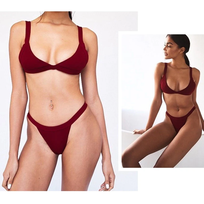 Women Tankini Solid Color Quick Drying Bikini Swimwear Lady Wire Free Swimsuit Beach Suits
Women Tankini Solid Color Quick Drying Bikini Swimwear Lady Wire Free Swimsuit Beach Suits