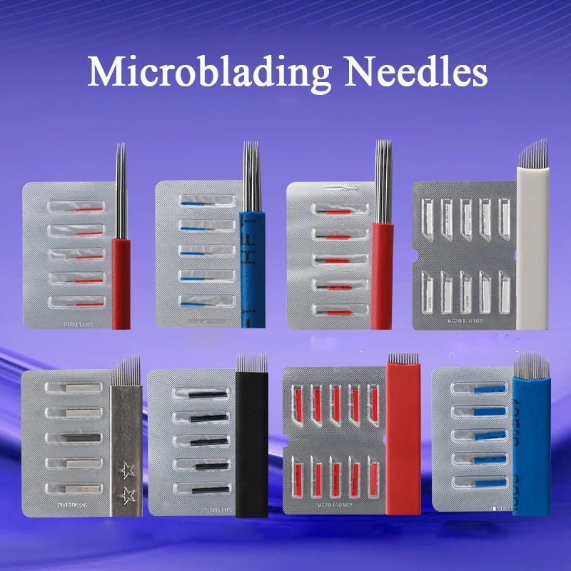Tattoo Blade Accessories Permanent Makeup Eyebrow Microblading Needles 7/9/11/12cf Disposable Sterilized Tattoo Needles for Sale
Tattoo Blade Accessories Permanent Makeup Eyebrow Microblading Needles 7/9/11/12cf Disposable Sterilized Tattoo Needles for Sale