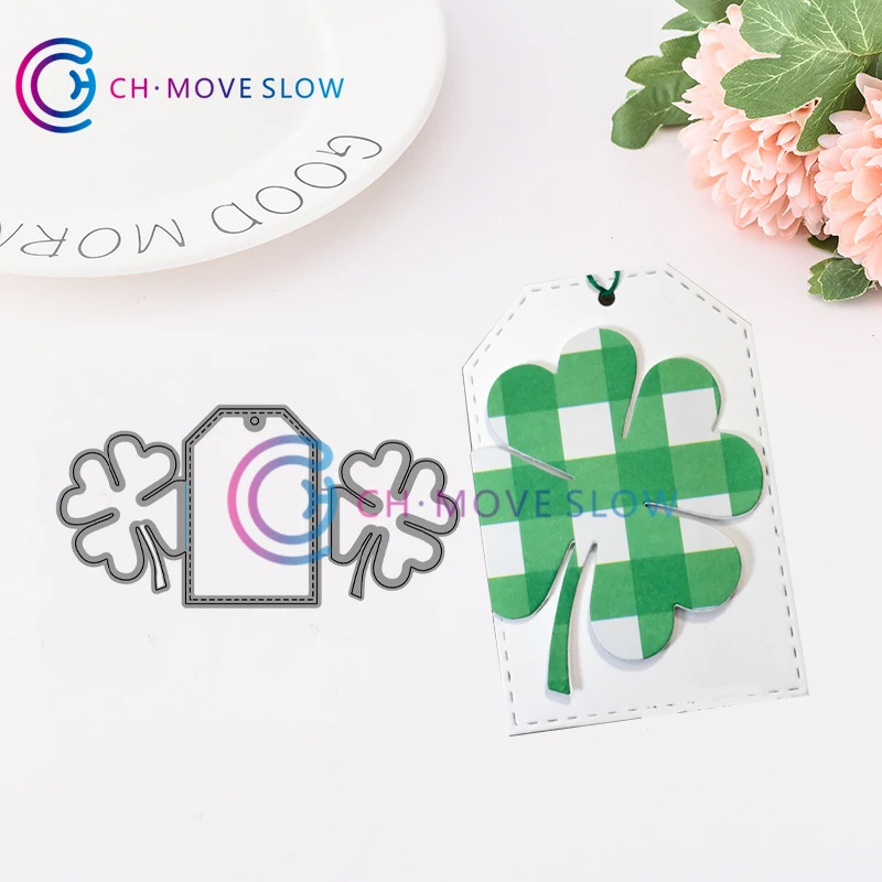 CH Cute 4 Leaf Tag Metal Cutting Dies and stamps DIY Scrapbooking Card Stencil Paper Cards Album Embossing Die Cuts
CH Cute 4 Leaf Tag Metal Cutting Dies and stamps DIY Scrapbooking Card Stencil Paper Cards Album Embossing Die Cuts