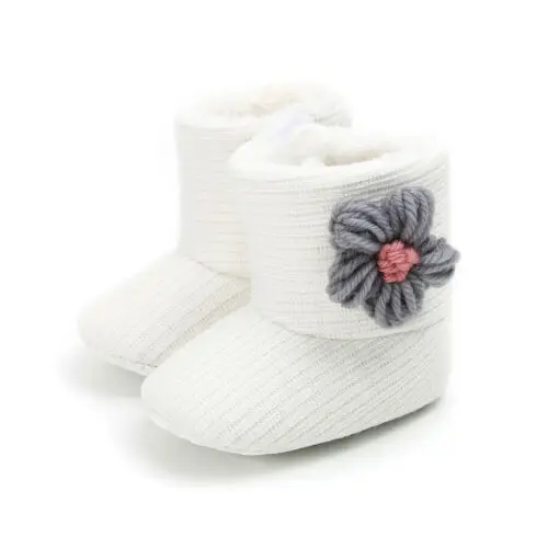 Newborn Infant Baby Boy Girl Boots Shoes Winter Warm Elegant Flower Solid Soft Shoes Fashion Knitting Cotton Wool Half Boots
Newborn Infant Baby Boy Girl Boots Shoes Winter Warm Elegant Flower Solid Soft Shoes Fashion Knitting Cotton Wool Half Boots
