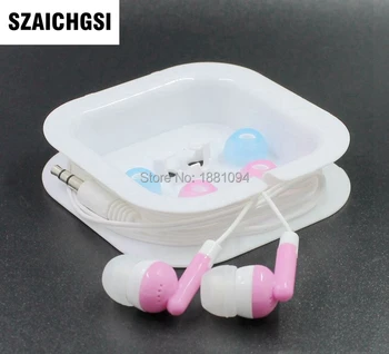SZAICHGSI Cheapest colorful 3.5mm In ear candy Earphone With Crystal Box As Gift For MP 3 4 Mobile phone wholesale 1000pcs/lot
SZAICHGSI Cheapest colorful 3.5mm In ear candy Earphone With Crystal Box As Gift For MP 3 4 Mobile phone wholesale 1000pcs/lot