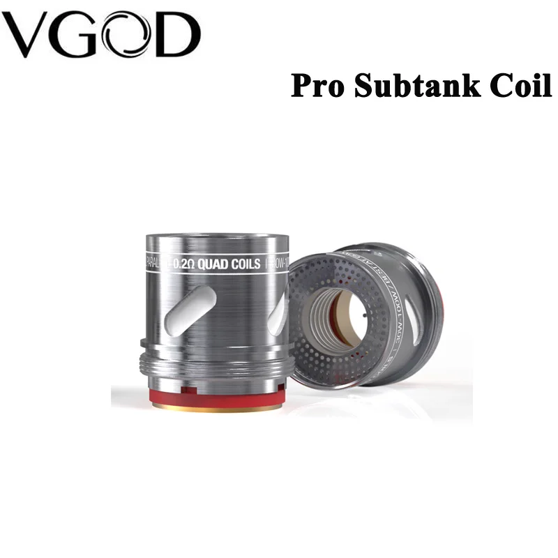 5pcs/lot Original VGOD Pro Subtank Coil 0.2ohm Subohm Tank Head For VGOD PRO 200W Kit Electronic Cigarette Vaporizer
5pcs/lot Original VGOD Pro Subtank Coil 0.2ohm Subohm Tank Head For VGOD PRO 200W Kit Electronic Cigarette Vaporizer