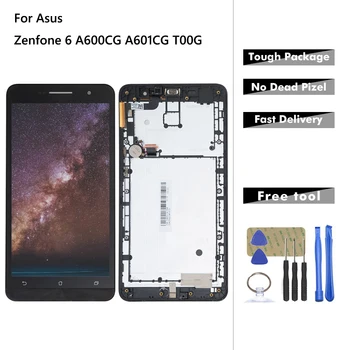 LCD For Asus Zenfone 6 A600CG A601CG T00G LCD Display Touch Screen Digitizer Replacement Panel Glass Assembly with Frame
LCD For Asus Zenfone 6 A600CG A601CG T00G LCD Display Touch Screen Digitizer Replacement Panel Glass Assembly with Frame