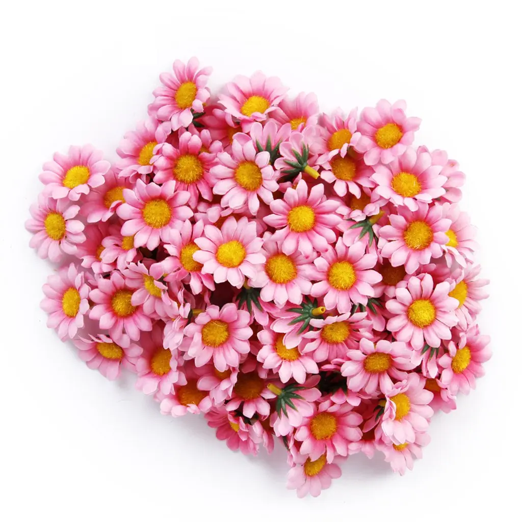 100pcs Artificial Daisy Flowers Heads for Wedding Party (Light Pink)
100pcs Artificial Daisy Flowers Heads for Wedding Party (Light Pink)