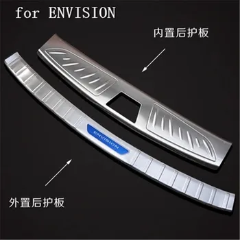 Stainless Steel Rear Bumper Protector Sill Trunk Tread Plate Trim For Buick ENVISION 2018 Car styling
Stainless Steel Rear Bumper Protector Sill Trunk Tread Plate Trim For Buick ENVISION 2018 Car styling