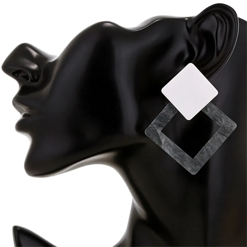 Fashion New Trend Geometry Earrings Vintage Acrylic Drop Earrings for Women Jewelry Gift Brincos Party Jewelry
Fashion New Trend Geometry Earrings Vintage Acrylic Drop Earrings for Women Jewelry Gift Brincos Party Jewelry