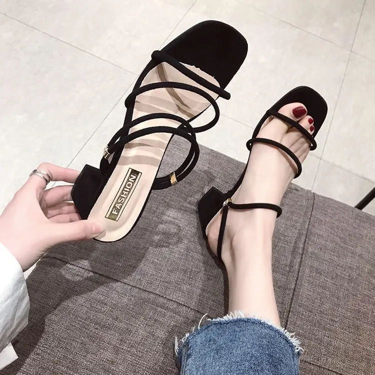 SLHJC 2019 Summer 6 CM High Square Heel Sandals Open Toe Slip On Fashion All Match Pumps Shoes Female Party Daily Sandals
SLHJC 2019 Summer 6 CM High Square Heel Sandals Open Toe Slip On Fashion All Match Pumps Shoes Female Party Daily Sandals