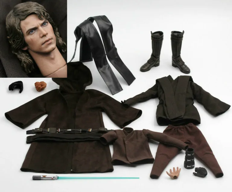 Estartek 1/6 Star Wars Skywalker Anakin Head Sculpt and Clothes Set for 12inch Action Figure DIY
Estartek 1/6 Star Wars Skywalker Anakin Head Sculpt and Clothes Set for 12inch Action Figure DIY