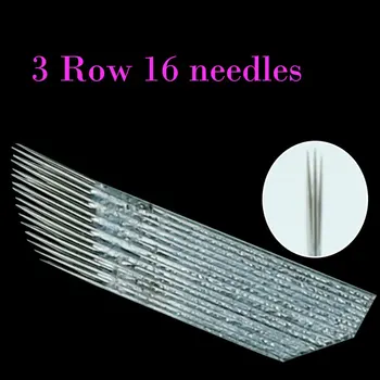 100pcs 3 ROWS line 16 pin Permanent Makeup Needles Blades For Microblading Pen Manual Embroidery Free Shinging
100pcs 3 ROWS line 16 pin Permanent Makeup Needles Blades For Microblading Pen Manual Embroidery Free Shinging