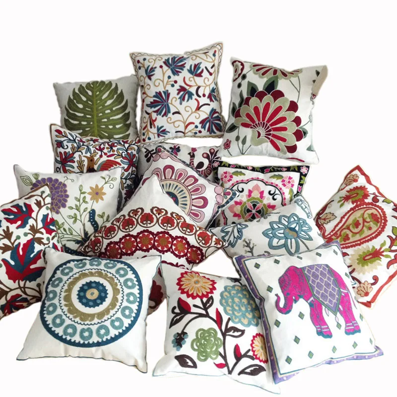 Decorative Cotton Embroidery Cushion Cover,45X45Cm,Square Sofa Cushion,Car Cushion Cover,Bedding Decorative Throw Pillow Case
Decorative Cotton Embroidery Cushion Cover,45X45Cm,Square Sofa Cushion,Car Cushion Cover,Bedding Decorative Throw Pillow Case