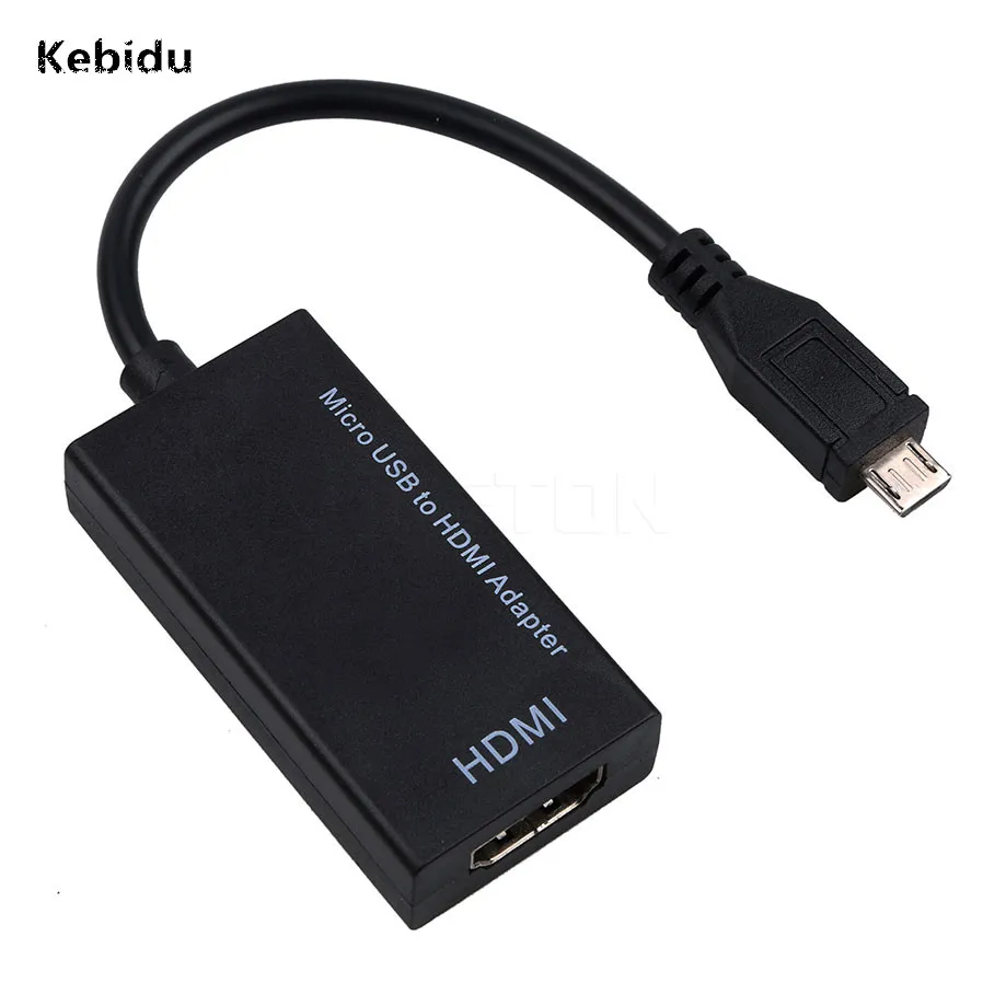 Kebidu 1080P Mirco USB to HDMI Cable HDTV Adapter for Samsung for SONY For LG G2 G3
Kebidu 1080P Mirco USB to HDMI Cable HDTV Adapter for Samsung for SONY For LG G2 G3