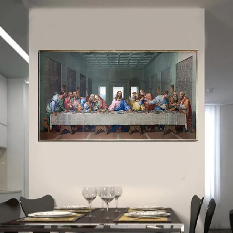 Paintings Colorful Office Drawing Multi-Size 3D The Last Supper Gift Cute Handwork Art Craft Decoration Drop Shipping
Paintings Colorful Office Drawing Multi-Size 3D The Last Supper Gift Cute Handwork Art Craft Decoration Drop Shipping