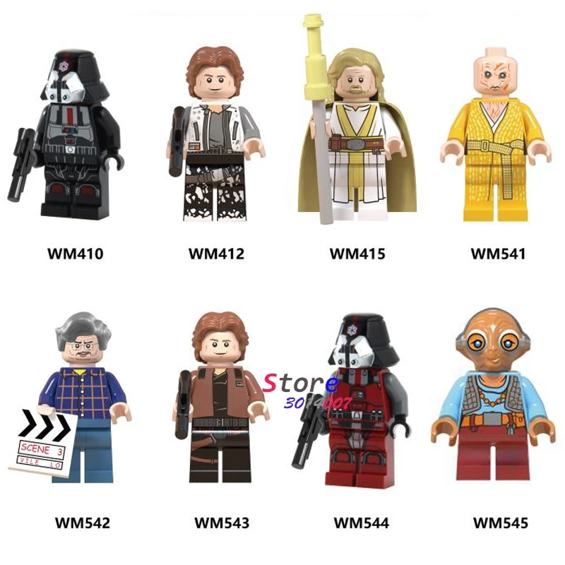Single Star Wars George Lucas Han Solo Sith Trooper Luke Skywalker Maz Kannata Snoke Figures building block toys for children
Single Star Wars George Lucas Han Solo Sith Trooper Luke Skywalker Maz Kannata Snoke Figures building block toys for children