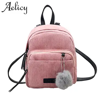 Aelicy Corduroy Backpack Girl Small Mini Backpacks Small Women Shoulder Bag Fur Ball Solid Color Corduroy School Bags for girls
Aelicy Corduroy Backpack Girl Small Mini Backpacks Small Women Shoulder Bag Fur Ball Solid Color Corduroy School Bags for girls