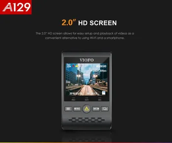 Original Viofo A129 Front DVR Dual Channel 5GHz Wifi Full HD 1080P 30fps IMX291 Starvis Car Dash Cam Optional GPS & Rear Camera
Original Viofo A129 Front DVR Dual Channel 5GHz Wifi Full HD 1080P 30fps IMX291 Starvis Car Dash Cam Optional GPS & Rear Camera