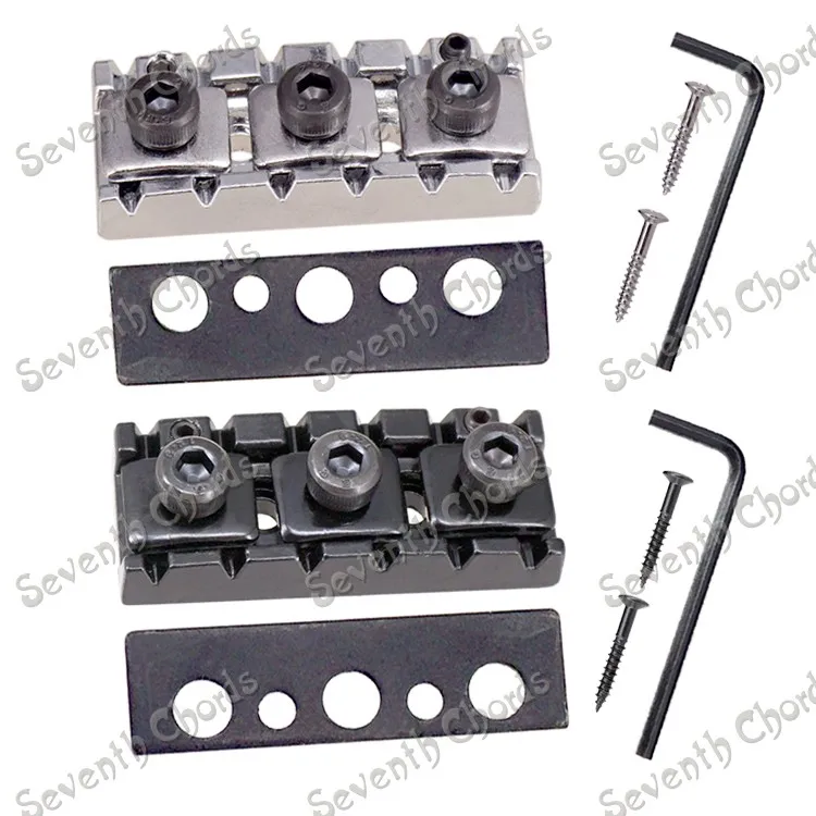 1 Pcs 42.5mm Adjustable Electric Guitar String Locking Nut For Tremolo Bridge guitar accessories parts Musical instrument
1 Pcs 42.5mm Adjustable Electric Guitar String Locking Nut For Tremolo Bridge guitar accessories parts Musical instrument
