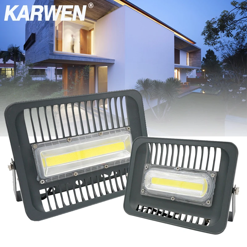 

KARWEN Reflector LED Flood Light 30W 50W 70W 100W AC 220v Waterproof IP65 LED Floodlight For Spotlight LED Outdoor Lighting