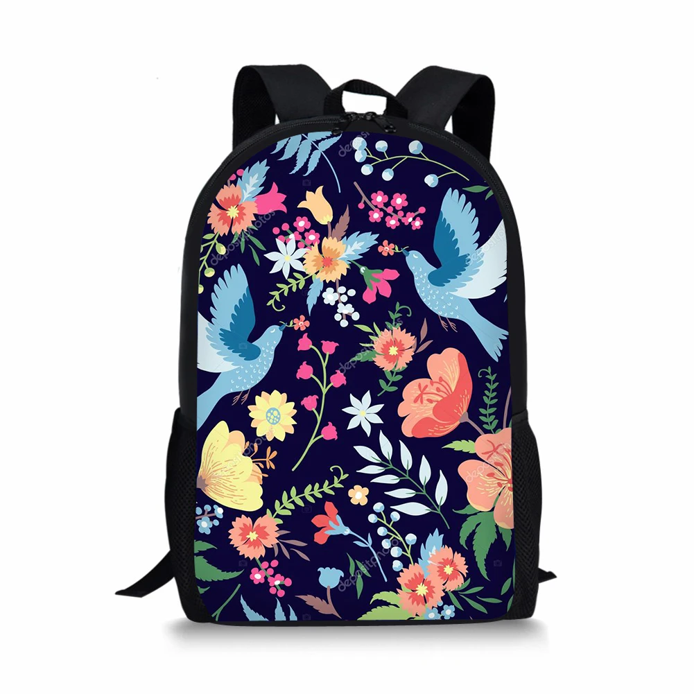 ELVISWORDS Custom Image School Bags For Girls Boys Cartoon Flower Print School Backpack Teenagers Bookbag Black Rucksack Mochila
ELVISWORDS Custom Image School Bags For Girls Boys Cartoon Flower Print School Backpack Teenagers Bookbag Black Rucksack Mochila