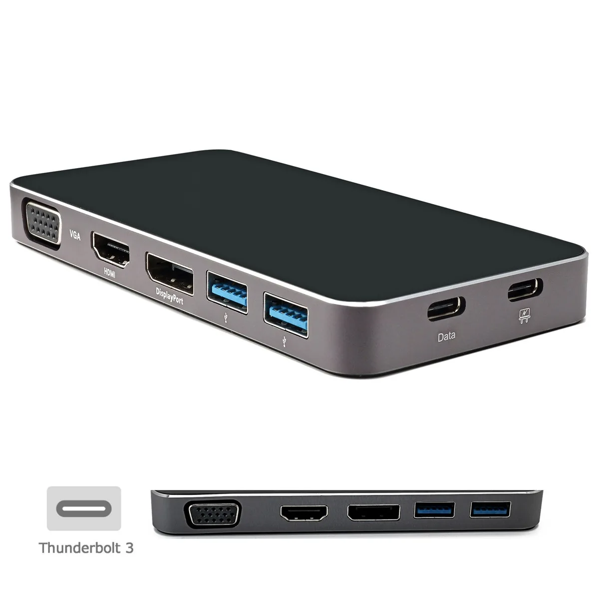 CY Thunderbolt3 USB-C USB 3.1 to Displayport VGA HDMI USB HUB & Dual Type-C Female Power Adapter for Laptop
CY Thunderbolt3 USB-C USB 3.1 to Displayport VGA HDMI USB HUB & Dual Type-C Female Power Adapter for Laptop