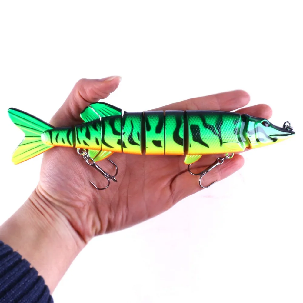 20.5CM-69G-#4 Fishing Lure Multi Jointed Hard Bait Artificial Pike Bait 8 Segments Wobblers Lifelike Crankbait Pesca 
20.5CM-69G-#4 Fishing Lure Multi Jointed Hard Bait Artificial Pike Bait 8 Segments Wobblers Lifelike Crankbait Pesca