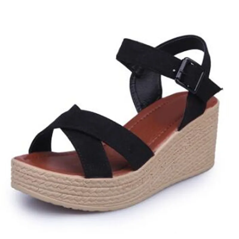 2018 summer wedge heel pumps Platform Summer Wedges Sandlas Peep Toe Ladies Shoes
2018 summer wedge heel pumps Platform Summer Wedges Sandlas Peep Toe Ladies Shoes