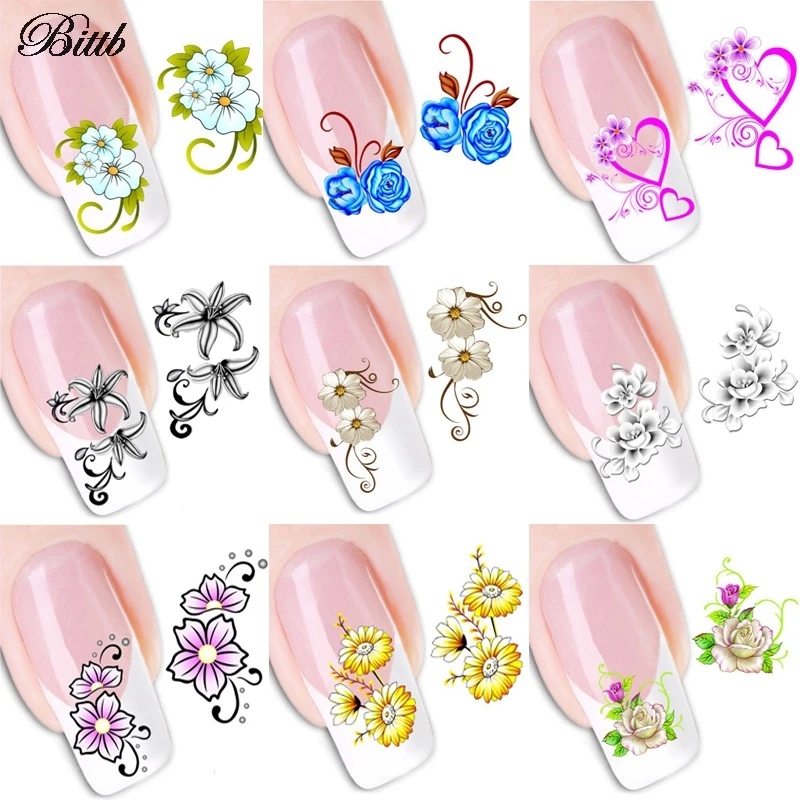 Bittb 2 Sheet Nail Art Stickers Flower Butterfly Long Vine Decals Decorations Manicure DIY Styling Wraps Tools Nail Accessories
Bittb 2 Sheet Nail Art Stickers Flower Butterfly Long Vine Decals Decorations Manicure DIY Styling Wraps Tools Nail Accessories