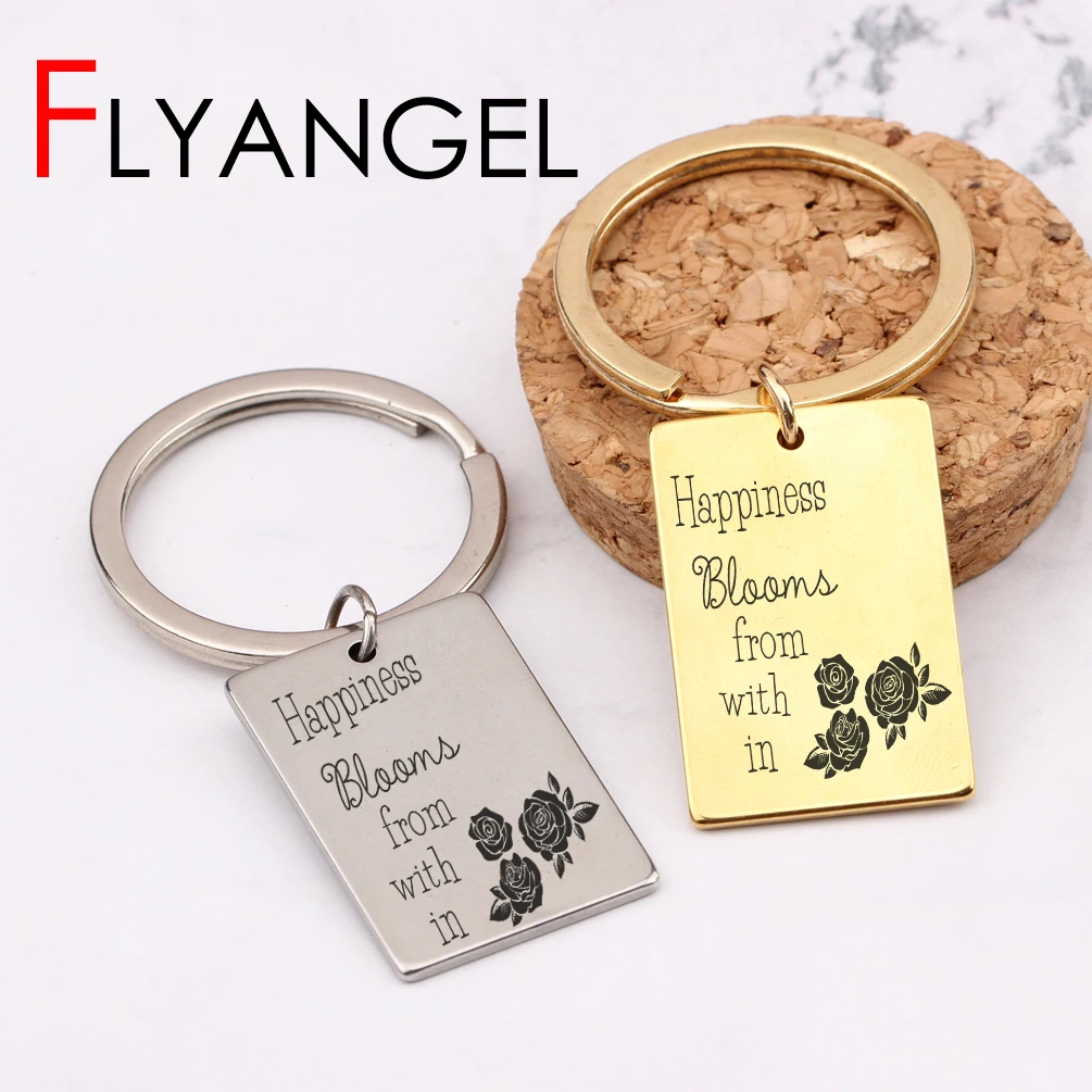 Beautiful Lettering Key Chains Keys Holder Bag Charm Accessories Key Tag Engraved Happiness Blooms From Within Rose Keyring Chic
Beautiful Lettering Key Chains Keys Holder Bag Charm Accessories Key Tag Engraved Happiness Blooms From Within Rose Keyring Chic