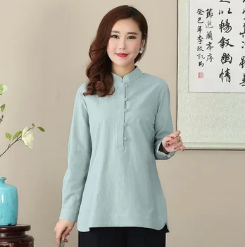 Hot Sale Mother Fashion Cotton Linen Blouse Women Hot Sale Autumn New Shirt Novelty Mandarin Collar Top M L XL XXL XXXL 2704-2
Hot Sale Mother Fashion Cotton Linen Blouse Women Hot Sale Autumn New Shirt Novelty Mandarin Collar Top M L XL XXL XXXL 2704-2