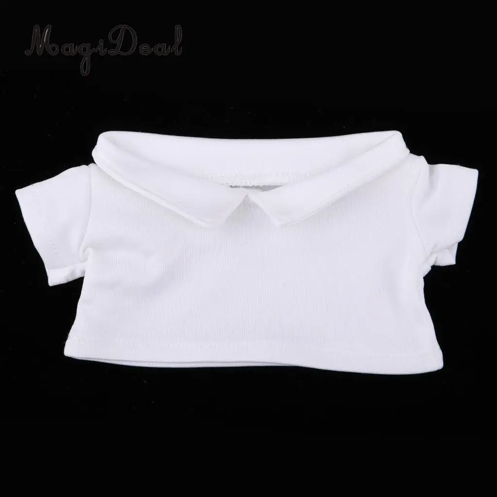 Adorable Cotton Top Solid Color T-shirt Garment For 20cm Fashion Girl Doll And Soft Filled Doll Dress Up Accessory White
Adorable Cotton Top Solid Color T-shirt Garment For 20cm Fashion Girl Doll And Soft Filled Doll Dress Up Accessory White