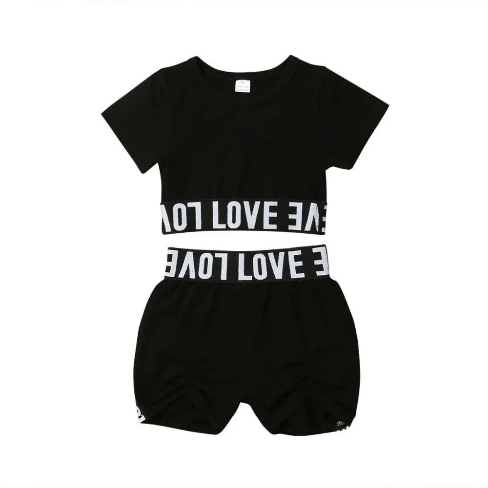 Baby Boy Girl Clothes Set Letter Print Top Short Sleeve Tee+Pant Bebe Costume Clothing Set Outfit
Baby Boy Girl Clothes Set Letter Print Top Short Sleeve Tee+Pant Bebe Costume Clothing Set Outfit