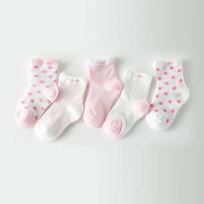 Image 5Pair Lot Baby Socks 100%Cotton Newborns Socks Soft Baby Girl Socks Baby Boy Short Socks Floor Sock