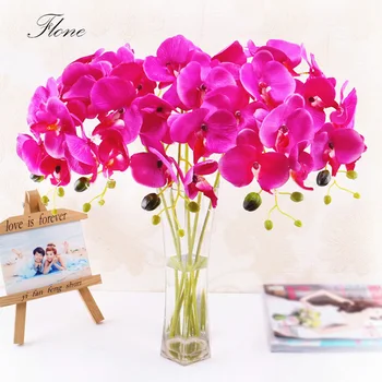 Flone Artificial Orchid Silk Fake Flowers Branch 78cm Butterfly Orchid Wedding Arch Flowers Home Balcony Decoration Orchidea 
Flone Artificial Orchid Silk Fake Flowers Branch 78cm Butterfly Orchid Wedding Arch Flowers Home Balcony Decoration Orchidea