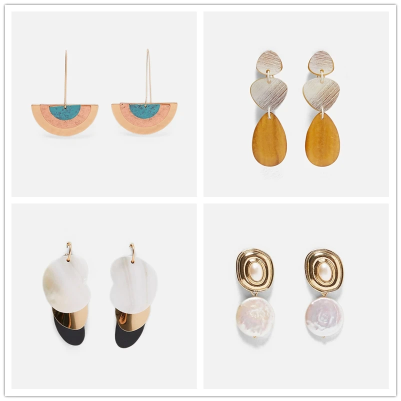 Za 2019 New Shell Metal Pearl Maxi Vintage Drop Dangle Earrings for Women Trendy Pendant Earring Wholesale Wedding Jewelry
Za 2019 New Shell Metal Pearl Maxi Vintage Drop Dangle Earrings for Women Trendy Pendant Earring Wholesale Wedding Jewelry