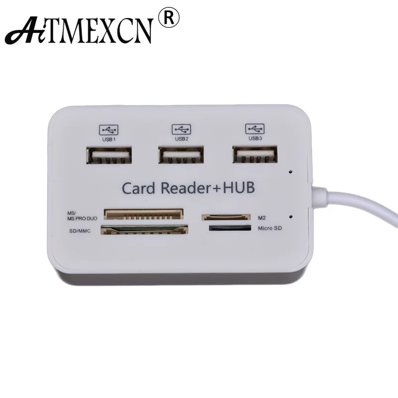 USB Hub Card Reader 480Mbps Multi USB Combo USB Hub 2.0 3 Ports Combo For MS M2 SD MMC TF for Apple Macbook Air Laptop PC Tablet
USB Hub Card Reader 480Mbps Multi USB Combo USB Hub 2.0 3 Ports Combo For MS M2 SD MMC TF for Apple Macbook Air Laptop PC Tablet