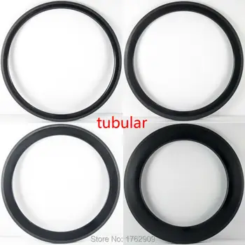 

1pcs New 700C 38 50 60 88mm tubular rim Road bicycle 3K UD 12K full carbon fibre bike wheels rims light 25 23mm width Free ship