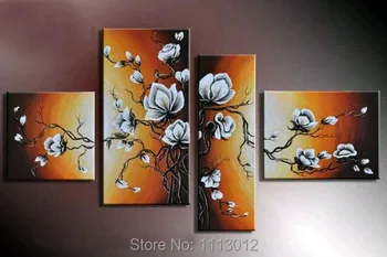 Modern Yellow Abstract White Tree Camellia Flower Oil Painting On Canvas 4 Panel Art Set Home Wall Decorative For Living Room
Modern Yellow Abstract White Tree Camellia Flower Oil Painting On Canvas 4 Panel Art Set Home Wall Decorative For Living Room