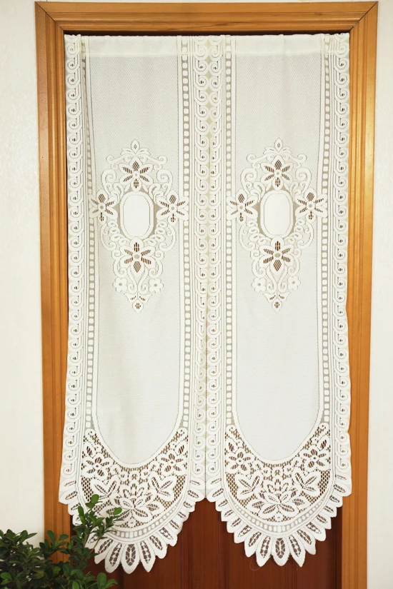 

Free shipping Lace embroidery geomancy country rustic lucky living room door curtain kitchen curtains 88*150cm/90*93cm