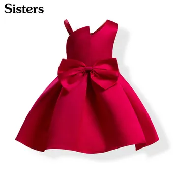 SISRERS 2018 New Girl Dresses Fashion Off Shoulder Design Princess Dress Party Wedding Apparel Children's Clothing Bow Red
SISRERS 2018 New Girl Dresses Fashion Off Shoulder Design Princess Dress Party Wedding Apparel Children's Clothing Bow Red
