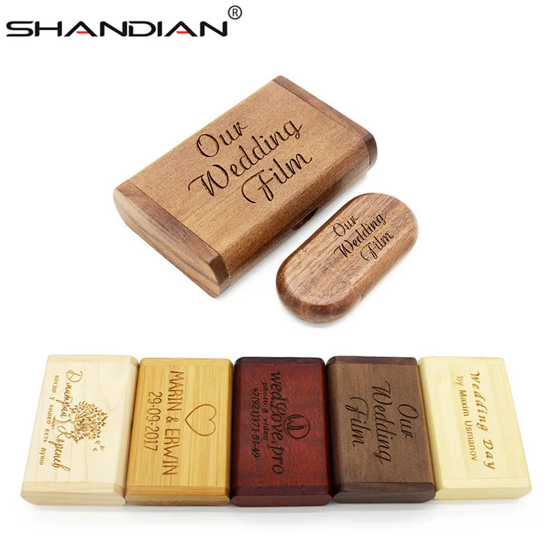 SHANDIAN (over 10 PCS free LOGO) wooden usb+Box pen drive 8GB 16gb 32gb USB Flash Drive photography wedding Gift customer LOGO
SHANDIAN (over 10 PCS free LOGO) wooden usb+Box pen drive 8GB 16gb 32gb USB Flash Drive photography wedding Gift customer LOGO