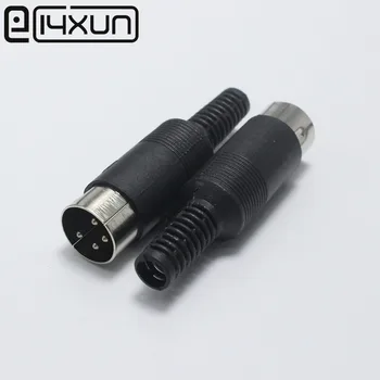1pcs/lot 4 Pin DIN Male Plug Connector with Plastic Handle 4 PIN DIN Wire Converter 4 PIN Plug DIN DIY Keyboard/Mouse Cable
1pcs/lot 4 Pin DIN Male Plug Connector with Plastic Handle 4 PIN DIN Wire Converter 4 PIN Plug DIN DIY Keyboard/Mouse Cable