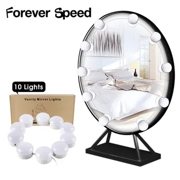 10 LED Bulb LED Makeup Mirror Light Bulb Hollywood Vanity Lights Stepless Dimmable Wall Dressing Table Lamp
10 LED Bulb LED Makeup Mirror Light Bulb Hollywood Vanity Lights Stepless Dimmable Wall Dressing Table Lamp