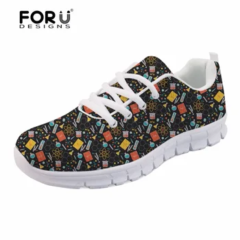 FORUDESIGNS Scientist Pattern Men Flats Shoes Cartoon Fashion Men's Casual Sneakers Science 3D Print Light Mesh Shoes for Mens
FORUDESIGNS Scientist Pattern Men Flats Shoes Cartoon Fashion Men's Casual Sneakers Science 3D Print Light Mesh Shoes for Mens