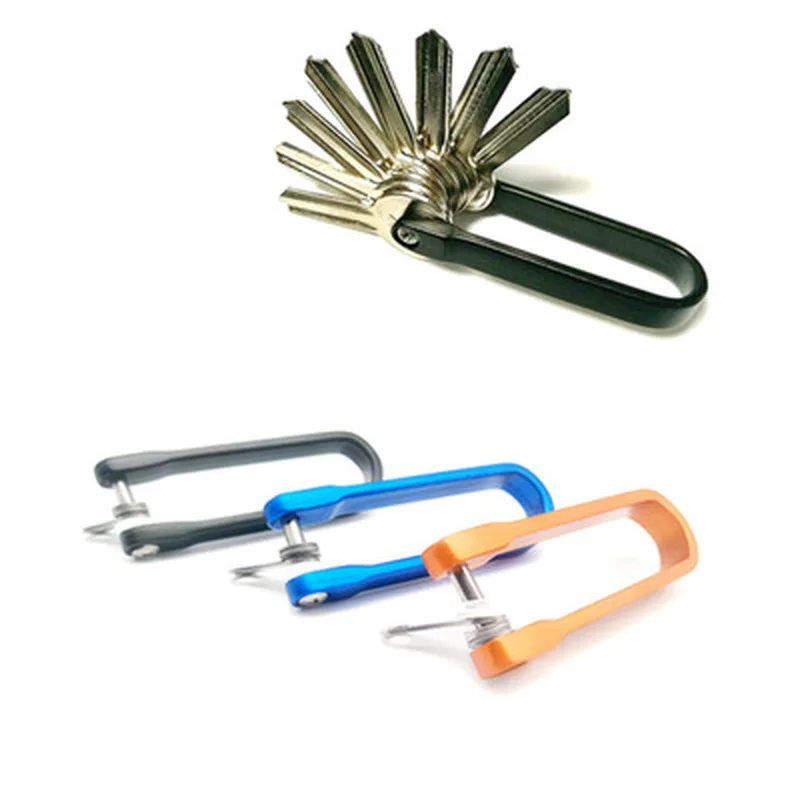 Unisex Portable Mini Tool U Shape Key Clip Smart Sticks Hard Oxide Aluminum Folder Pocket Key Holder Clip Organizer Keychain
Unisex Portable Mini Tool U Shape Key Clip Smart Sticks Hard Oxide Aluminum Folder Pocket Key Holder Clip Organizer Keychain