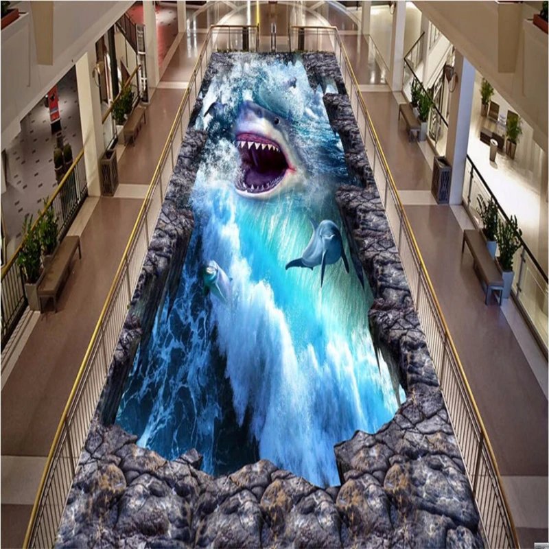 papel de parede 3D Wall paper Floor Sea World Shark 3D Outdoor Outdoor Painting Floor Painting PVC Wear Self-adhesive Wallpaper
papel de parede 3D Wall paper Floor Sea World Shark 3D Outdoor Outdoor Painting Floor Painting PVC Wear Self-adhesive Wallpaper