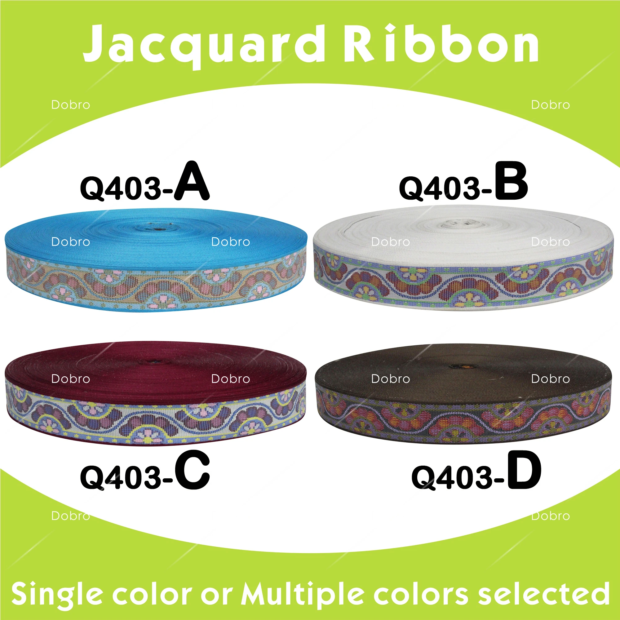 2016 New Coming High Quality DIY Creative Products Accessories For Decorate Jacquard Ribbon 10/40yards 7/8" 22mm Q403
2016 New Coming High Quality DIY Creative Products Accessories For Decorate Jacquard Ribbon 10/40yards 7/8" 22mm Q403
